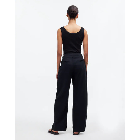 Madewell The Petite Harlow Wide-Leg Pant P12 - Picture 2 of 4